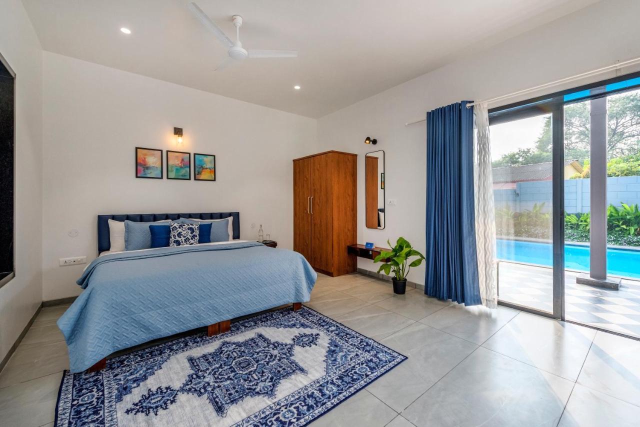 Saffronstays Mayfair Gardens 4 Bedroom Petfriendly Pool Villa アリバグ エクステリア 写真