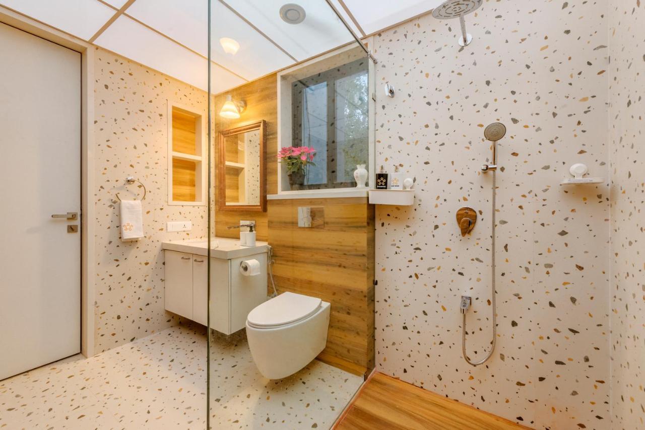 Saffronstays Mayfair Gardens 4 Bedroom Petfriendly Pool Villa アリバグ エクステリア 写真